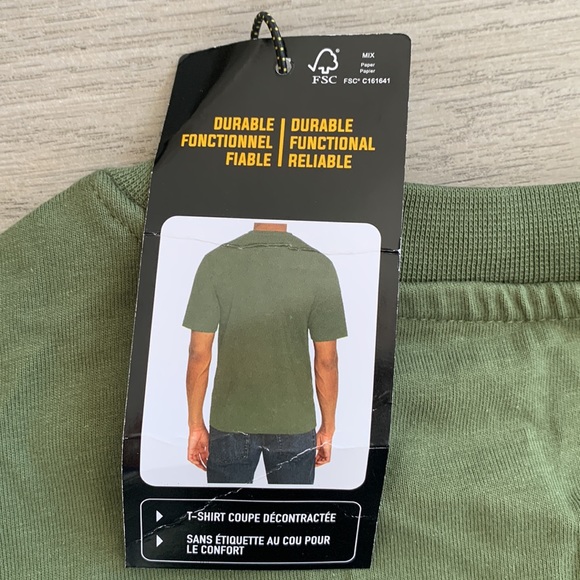 NWT CAT Green Tee Medium - Picture 5 of 5